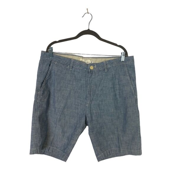 #181  H&M Chambray men’s shorts - Picture 3 of 9